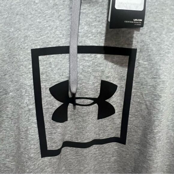 NWT Men's Under armour rival hoodie gray size xxl - Picture 9 of 13